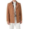 imageINVACHI Mens Wool Blend Pea Coat Warm Winter Trench Coat with Detachable Soft Scarf Single Breasted Overcoat01 Camel