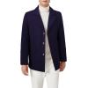 imageINVACHI Mens Wool Blend Pea Coat Warm Winter Trench Coat with Detachable Soft Scarf Single Breasted Overcoat01 Navy
