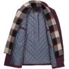 imageINVACHI Mens Wool Blend Pea Coat Warm Winter Trench Coat with Detachable Soft Scarf Single Breasted Overcoat01 Wine Red