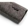 imageINVACHI Mens Wool Blend Pea Coat Warm Winter Trench Coat with Detachable Soft Scarf Single Breasted Overcoat02 Coffee