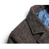imageINVACHI Mens Wool Blend Pea Coat Warm Winter Trench Coat with Detachable Soft Scarf Single Breasted Overcoat02 Coffee