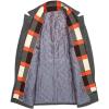 imageINVACHI Mens Wool Blend Pea Coat Warm Winter Trench Coat with Detachable Soft Scarf Single Breasted Overcoat02 Coffee