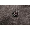 imageINVACHI Mens Wool Blend Pea Coat Warm Winter Trench Coat with Detachable Soft Scarf Single Breasted Overcoat02 Coffee