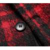 imageINVACHI Mens Wool Blend Pea Coat Warm Winter Trench Coat with Detachable Soft Scarf Single Breasted OvercoatPred