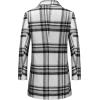 imageINVACHI Mens Wool Blend Pea Coat Warm Winter Trench Coat with Detachable Soft Scarf Single Breasted OvercoatPwhite Grey