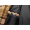 imageINVACHI Mens Wool Blend Pea Coat Warm Winter Trench Coat with Detachable Soft Scarf Single Breasted OvercoatPyellow