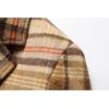 imageINVACHI Mens Wool Blend Pea Coat Warm Winter Trench Coat with Detachable Soft Scarf Single Breasted OvercoatPyellow