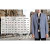 imageINVACHI Mens Wool Blend Pea Coat Warm Winter Trench Coat with Detachable Soft Scarf Single Breasted OvercoatRcamel