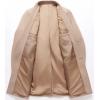 imageINVACHI Mens Wool Blend Pea Coat Warm Winter Trench Coat with Detachable Soft Scarf Single Breasted OvercoatRcamel