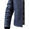 imageINVACHI Mens Casual Diamond Quilted Puffer Down Jacket Lightweight Business Button Coat with Stand CollarBlue