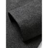 imageINVACHI Mens Classic Wool Blend Coat Stylish Single Breasted Overcoat with Stand CollarGrey