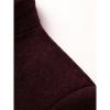 imageINVACHI Mens Classic Wool Blend Coat Stylish Single Breasted Overcoat with Stand CollarRed