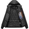 imageINVACHI Mens Waterproof Ski Snow Jacket Warm Winter Quilted Coat Parka Raincoats With MultiPockets01 Black