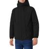 imageINVACHI Mens Waterproof Ski Snow Jacket Warm Winter Quilted Coat Parka Raincoats With MultiPocketsBlack