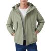 imageINVACHI Mens Waterproof Ski Snow Jacket Warm Winter Quilted Coat Parka Raincoats With MultiPocketsGreen