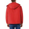 imageINVACHI Mens Waterproof Ski Snow Jacket Warm Winter Quilted Coat Parka Raincoats With MultiPocketsRed
