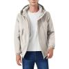 imageINVACHI Mens Waterproof Ski Snow Jacket Warm Winter Quilted Coat Parka Raincoats With MultiPocketsWhite
