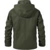imageINVACHI Mens Winter Jacket Cotton Military Jackets Fleece Lined Thick Work Coats Warm Cargo Jackets with Hooded Pockets33 Army Green