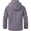 imageINVACHI Mens Winter Jacket Cotton Military Jackets Fleece Lined Thick Work Coats Warm Cargo Jackets with Hooded Pockets33 Light Grey