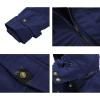 imageINVACHI Mens Winter Jacket Cotton Military Jackets Fleece Lined Thick Work Coats Warm Cargo Jackets with Hooded Pockets33 Navy