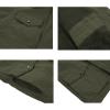 imageINVACHI Mens Winter Jacket Cotton Military Jackets Fleece Lined Thick Work Coats Warm Cargo Jackets with Hooded Pockets35 Army Green