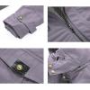 imageINVACHI Mens Winter Jacket Cotton Military Jackets Fleece Lined Thick Work Coats Warm Cargo Jackets with Hooded Pockets35 Light Grey