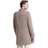 imageINVACHI Mens Wool Blend Coat Warm Winter Trench Coat MidLength Overcoat Classic Outwear with Notched CollarCoffee