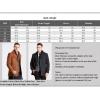 imageINVACHI Mens Wool Blend Coat Warm Winter Trench Coat with Detachable Soft Scarf Single Breasted Pea Coat02 Navy