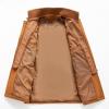 imageINVACHI Mens Wool Blend Coat Warm Winter Trench Coat with Detachable Soft Scarf Single Breasted Pea Coat13 Yellow