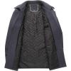 imageINVACHI Mens Wool Blend Coat Warm Winter Trench Coat with Detachable Soft Scarf Single Breasted Pea CoatGrey