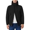 imageINVACHI Mens Waterproof Ski Snow Jacket Warm Winter Quilted Coat Parka Raincoats With MultiPocketsBlack
