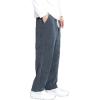 imageINVACHI Mens Casual Corduroy Pants Baggy Skater Pants Elastic Waist Drawstring Pants for MenGrey