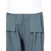 imageINVACHI Mens Linen Harem Capri Pants Lightweight Elastic Waist Casual Baggy Pants Beach Yoga TrousersJgrey