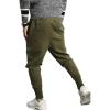 imageINVACHI Slim Fit Mens Cotton Jogging Pants Low Crotch Drawstring Baggy Sweatpants Hip Hop Trousers