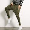 imageINVACHI Slim Fit Mens Cotton Jogging Pants Low Crotch Drawstring Baggy Sweatpants Hip Hop Trousers
