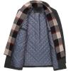 imageINVACHI Mens Wool Blend Coat Warm Winter Trench Coat with Detachable Soft Scarf Single Breasted Overcoat01 Black