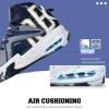 imageASHION Unisex Kids Basketball Shoes Air Boys Girls High Top Sneakers Breathable Outdoor Cushioning Athletic ShoesF31White Blue