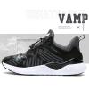 imageLittleplum Boys Running Shoes Slip On Kids Sneakers Mesh Tennis Shoes Lightweight Breathable for Athletic Gym School SportClassic Black