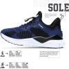 imageLittleplum Boys Running Shoes Slip On Kids Sneakers Mesh Tennis Shoes Lightweight Breathable for Athletic Gym School SportClassic Blue