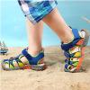 imageLittleplum Boys Sandals Closed Toe Sport Sandals Summer Shoes for Kids Walking Hiking Athletic OutdoorBlue
