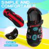 imageLittleplum Boys Sandals Closed Toe Sport Sandals Summer Shoes for Kids Walking Hiking Athletic OutdoorRedBlack