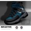 imageLittleplum Boys Snow Boots Winter Waterproof Antiskid Boots Hiking Outdoor Shoes Booties for Unisex Kids Little KidBig Kid8112Blue