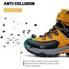 imageLittleplum Boys Snow Boots Winter Waterproof Antiskid Boots Hiking Outdoor Shoes Booties for Unisex Kids Little KidBig Kid8112Yellow