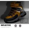 imageLittleplum Boys Snow Boots Winter Waterproof Antiskid Boots Hiking Outdoor Shoes Booties for Unisex Kids Little KidBig Kid8112Yellow