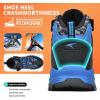 imageLittleplum Boys Snow Boots Winter Waterproof Antiskid Boots Hiking Outdoor Shoes Booties for Unisex Kids Little KidBig Kid8181Camo Black Blue