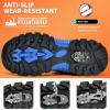 imageLittleplum Boys Snow Boots Winter Waterproof Antiskid Boots Hiking Outdoor Shoes Booties for Unisex Kids Little KidBig Kid8181Camo Black Blue