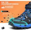 imageLittleplum Boys Snow Boots Winter Waterproof Antiskid Boots Hiking Outdoor Shoes Booties for Unisex Kids Little KidBig Kid8181Camo Black Blue