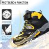 imageLittleplum Boys Snow Boots Winter Waterproof Antiskid Boots Hiking Outdoor Shoes Booties for Unisex Kids Little KidBig KidBlackYellow