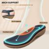 imageLittleplum Womens Sandals Arch Support Slingback Sandals Summer Beach Shoes Ankle Strap Thong Elastic Flat Sandals for WomenElegance Royalblue