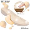 imageLittleplum Womens Sandals Arch Support Flip Flops Sandals Summer Beach Shoes Ankle Strap Thong Elastic Flat Sandals for Women White Size 6